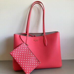 Kate Spade All Day Large Tote Bag Peach Melba Coral